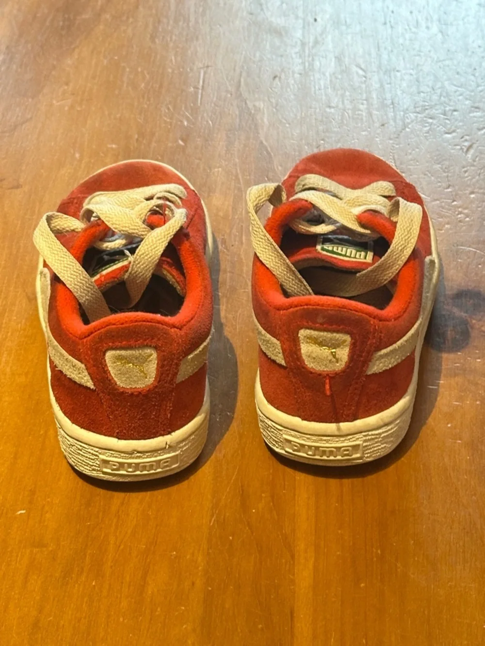 PUMA - Suede red shoes - Toddler US11c - Picture 4 of 7